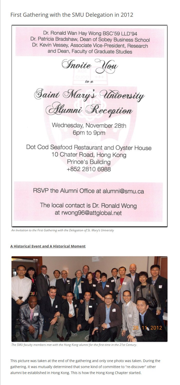 2012-11-28 First Gathering with the SMU Delegation