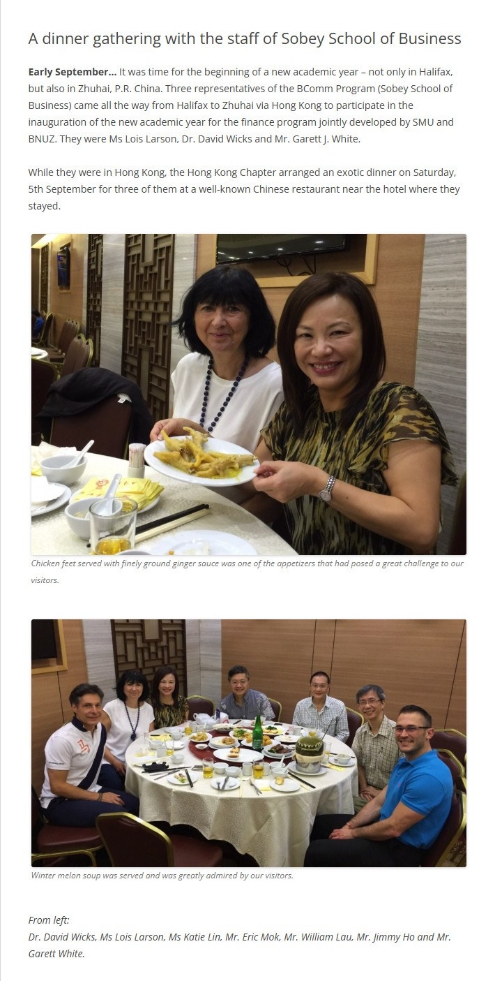 Showing the faces of the staff of Sobey Business School