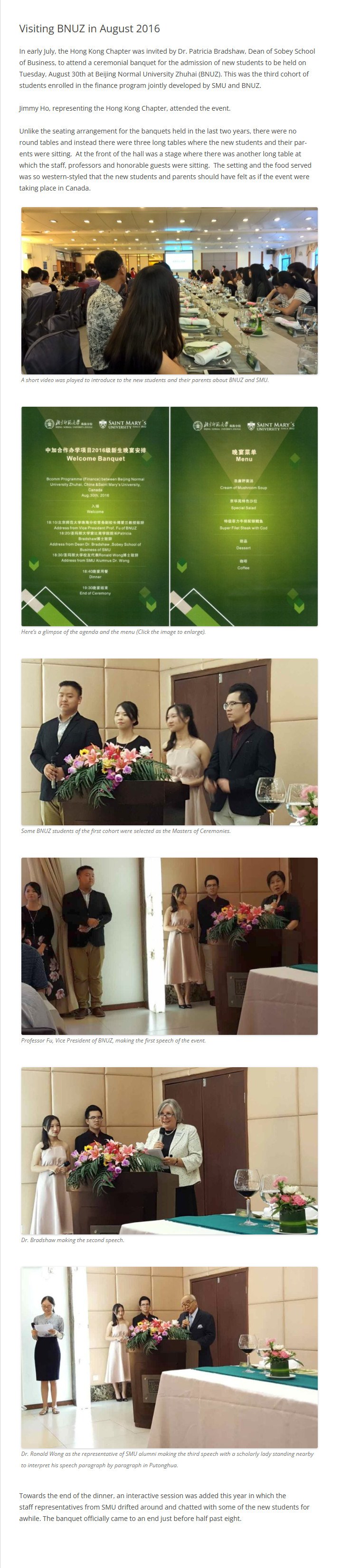 2016-08-30 Visiting BNUZ to Meet The Third Cohort in 2016