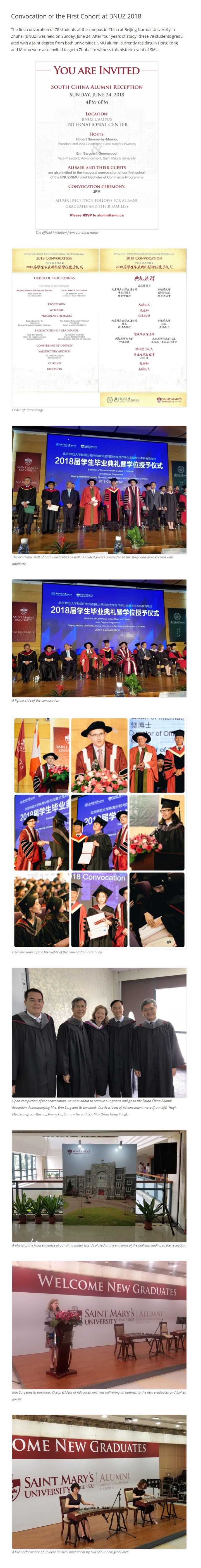 2018-06-24 Convocation of the First Cohort at BNUZ in 2018