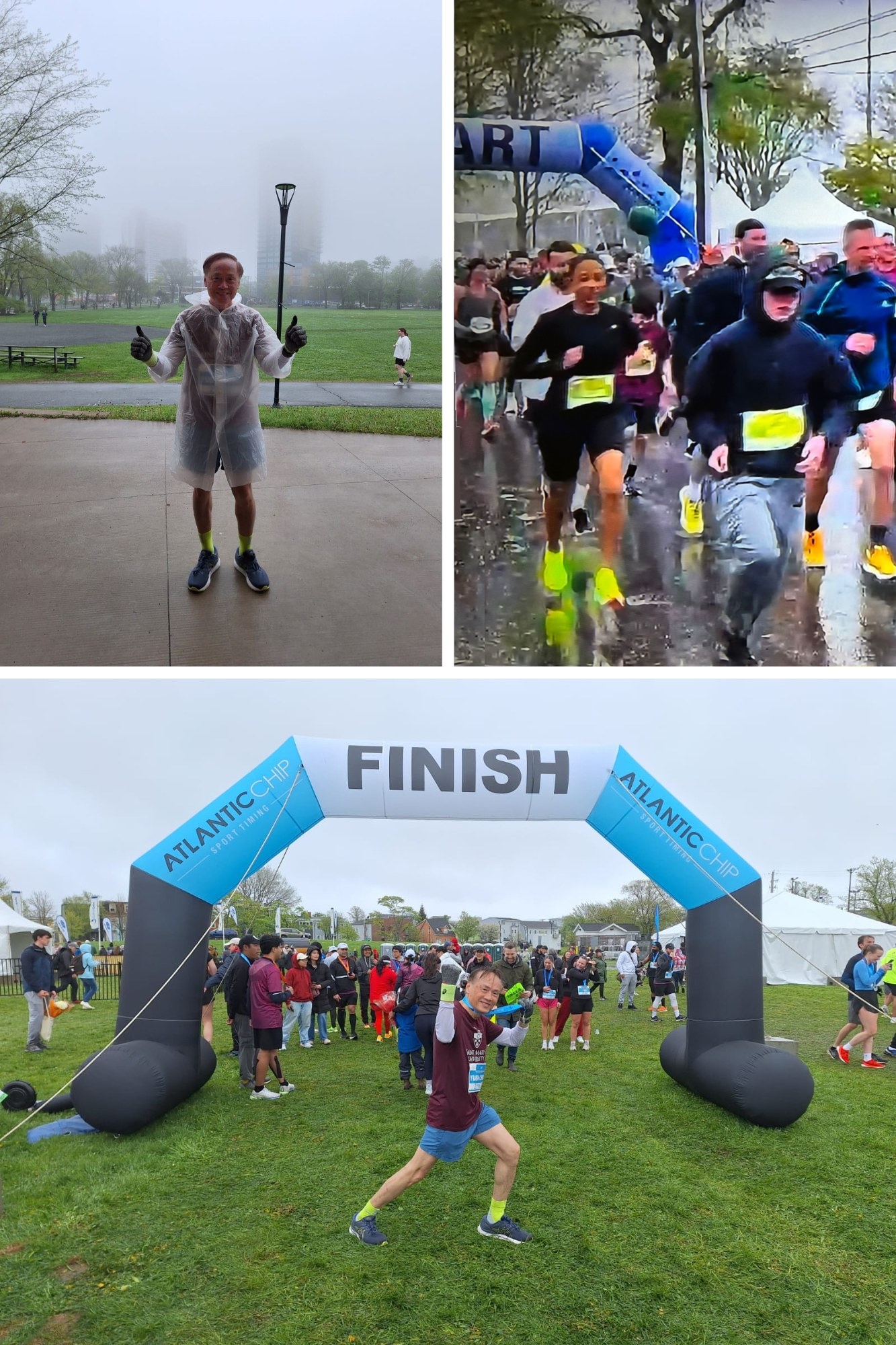 Sammy Ho at the ending point